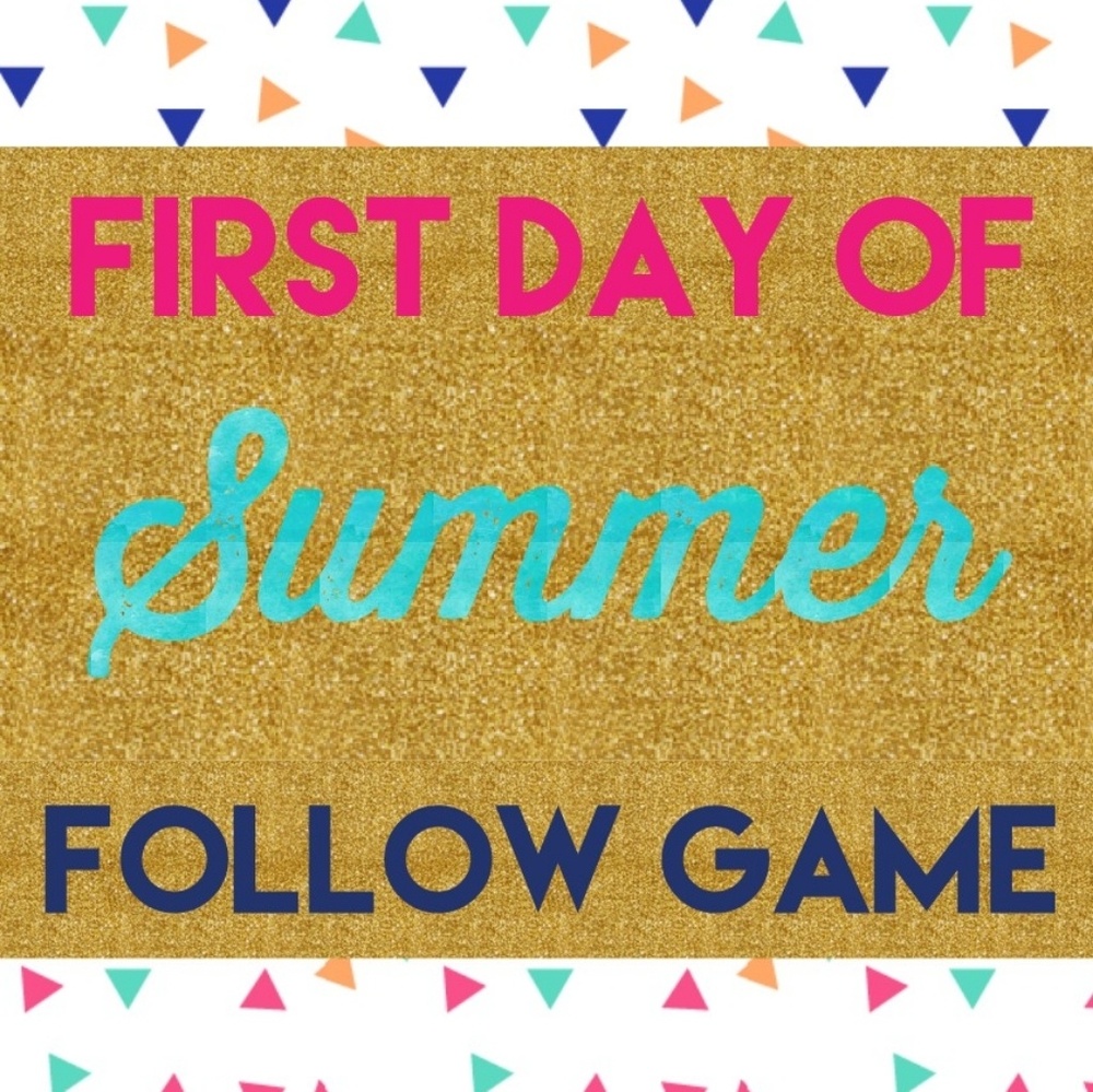 It's Summer! 🌷🌻🌼🏵 FOLLOW FUN!